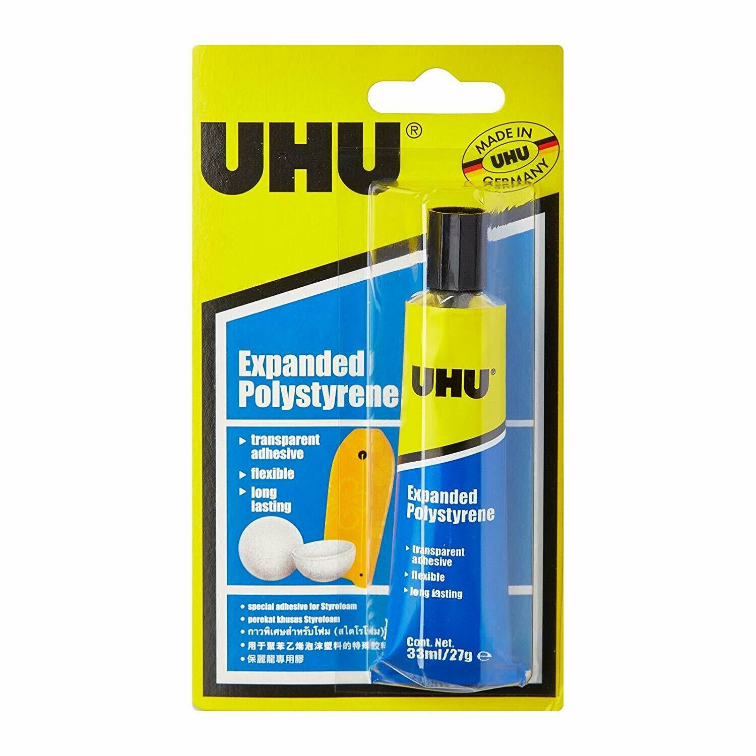 UHU 33ML EXPANDED POLYSTYRENE 37590