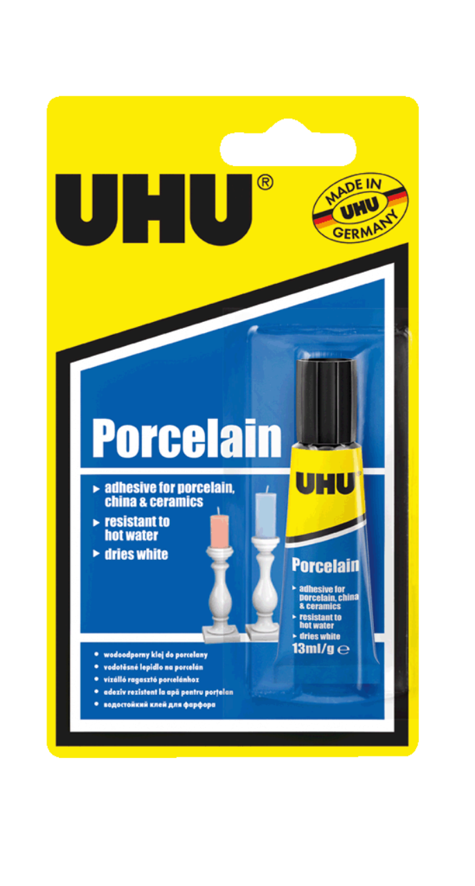 UHU 13ML PORCELAIN ADHESIVE UH37570