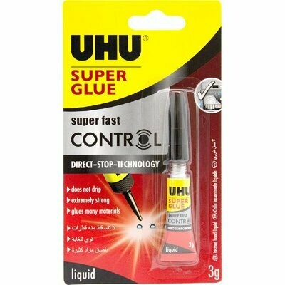 UHU 3GRM SUPER GLUE SUPER FAST CONTROL 36015