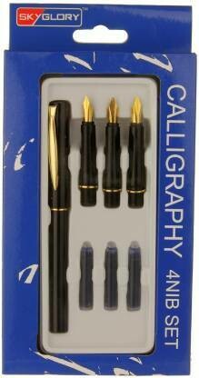 WELCOME/SKYGLORY 4 NIB CALLIGRAPHY PEN SET