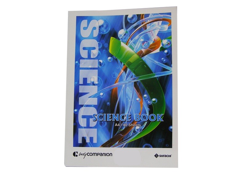 SHRACHI A4 SCIENCE BOOK 40SHT 68GSM