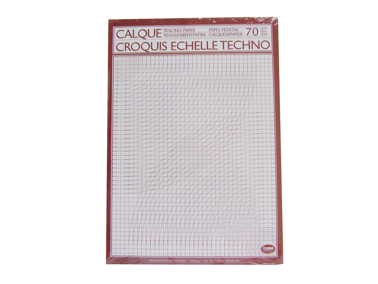 RSC/TECHNO A4 TRACING PAPER 70GSM 50SHS C19-189