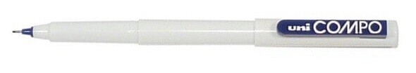UNI COMPO PEN 0.3MM ASST CLRS