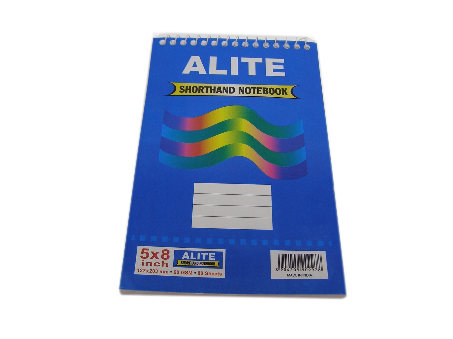 ALITE 5X8 SHORTHAND NOTE PAD 80SHT 60GSM