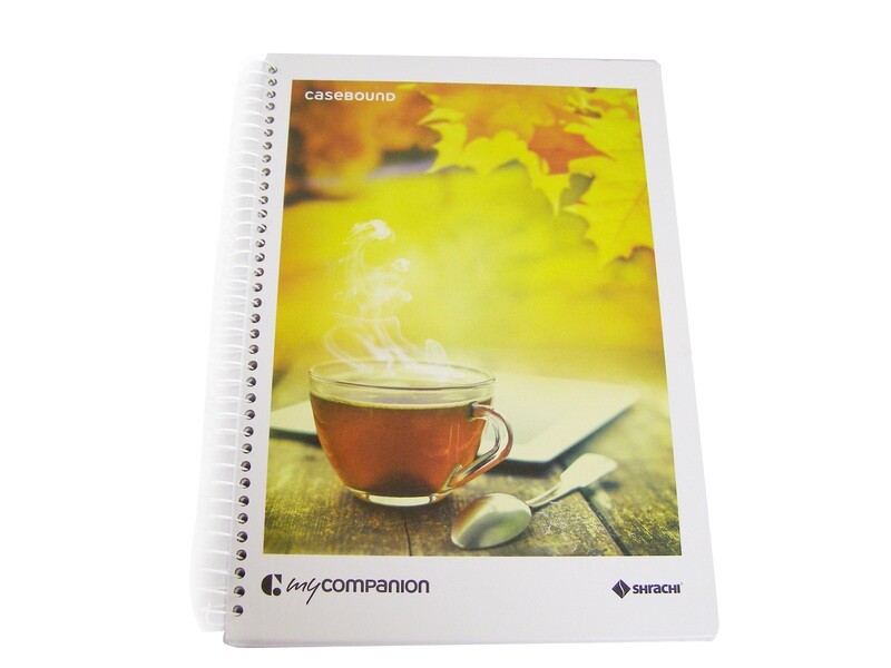 SHRACHI A4 HARD CASE+SPIRAL BOUND BOOK 160PGS 70GM
