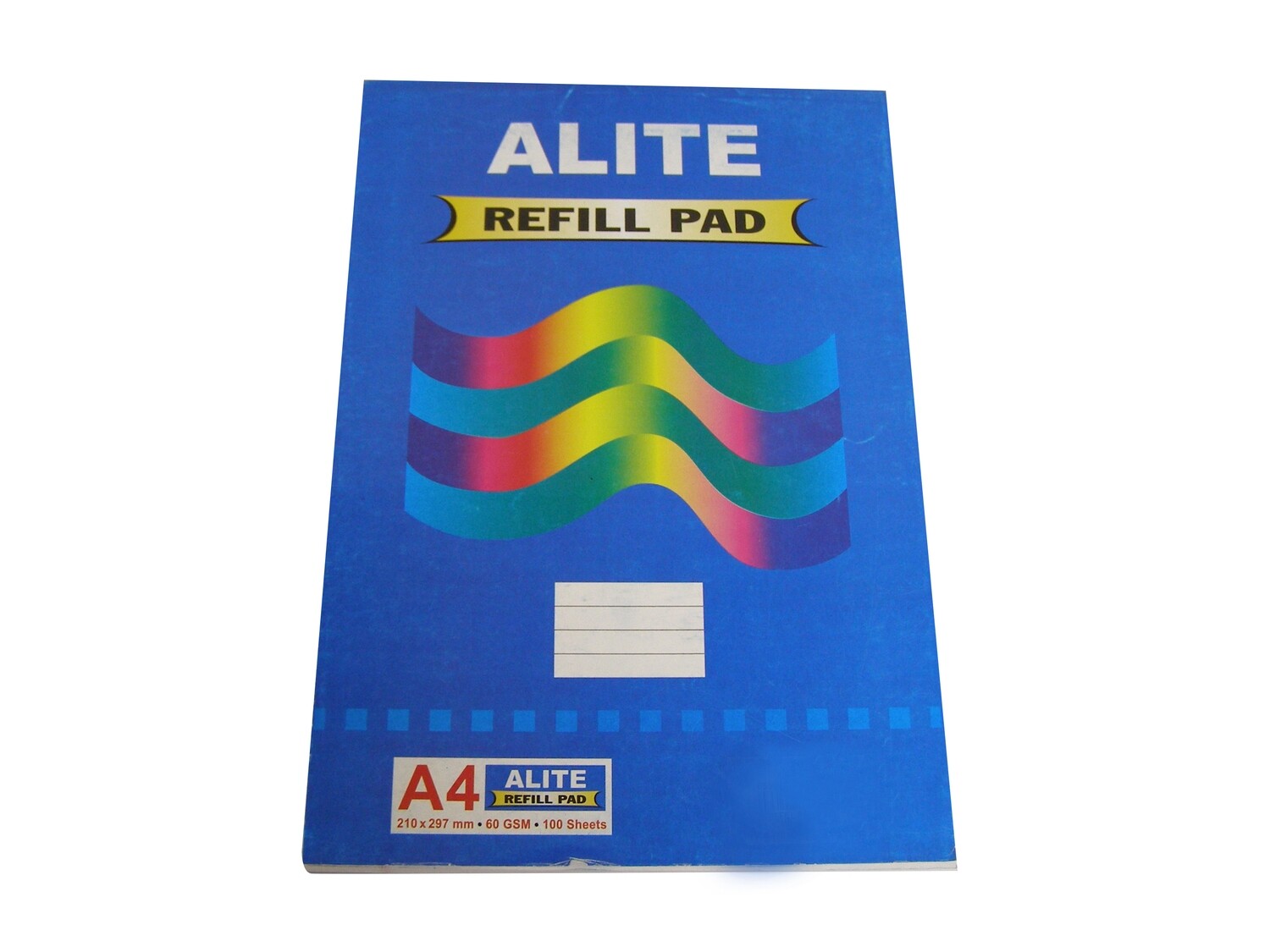 ALITE A4 REFILL PAD W/MARGIN 100SHT