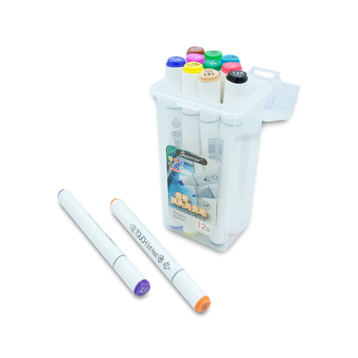 RSC 12PCS GRAPHIC MARKER P19-21A