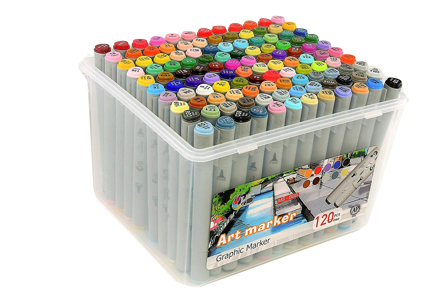 RSC 120PCS GRAPHIC MARKER P19-21G