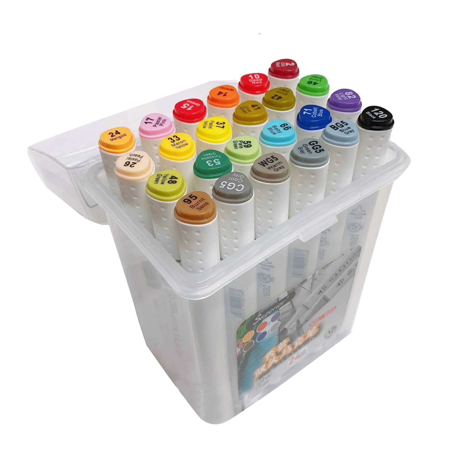 RSC 24PCS GRAPHIC MARKER P19-21B/P22-130A