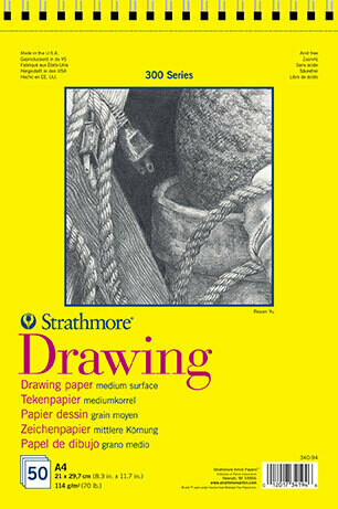 STRATHMORE A3 DRAWING PAD 50SHT 114GRM 340-93
