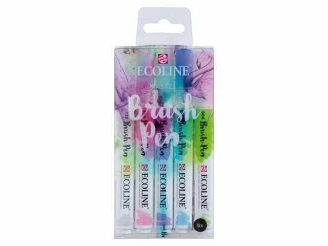 ROYAL TALENS 5PC ECOLINE PASTEL BRUSH PEN 11509901