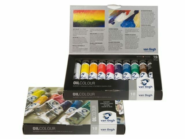 VAN GOGH 10X20ML OIL COLOUR TUBE SET 02C410