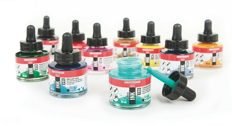 AMSTERDAM 30ML ACRYLIC INK ASSTD 172