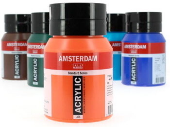AMSTERDAM 500ML ACRYLIC ASSTD COLOURS 177SERIES