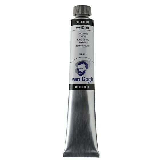 VAN GOGH 60ML OIL COLOUR ASSTD 0206SERIES, Colour: Zinc White Safflower Oil 104