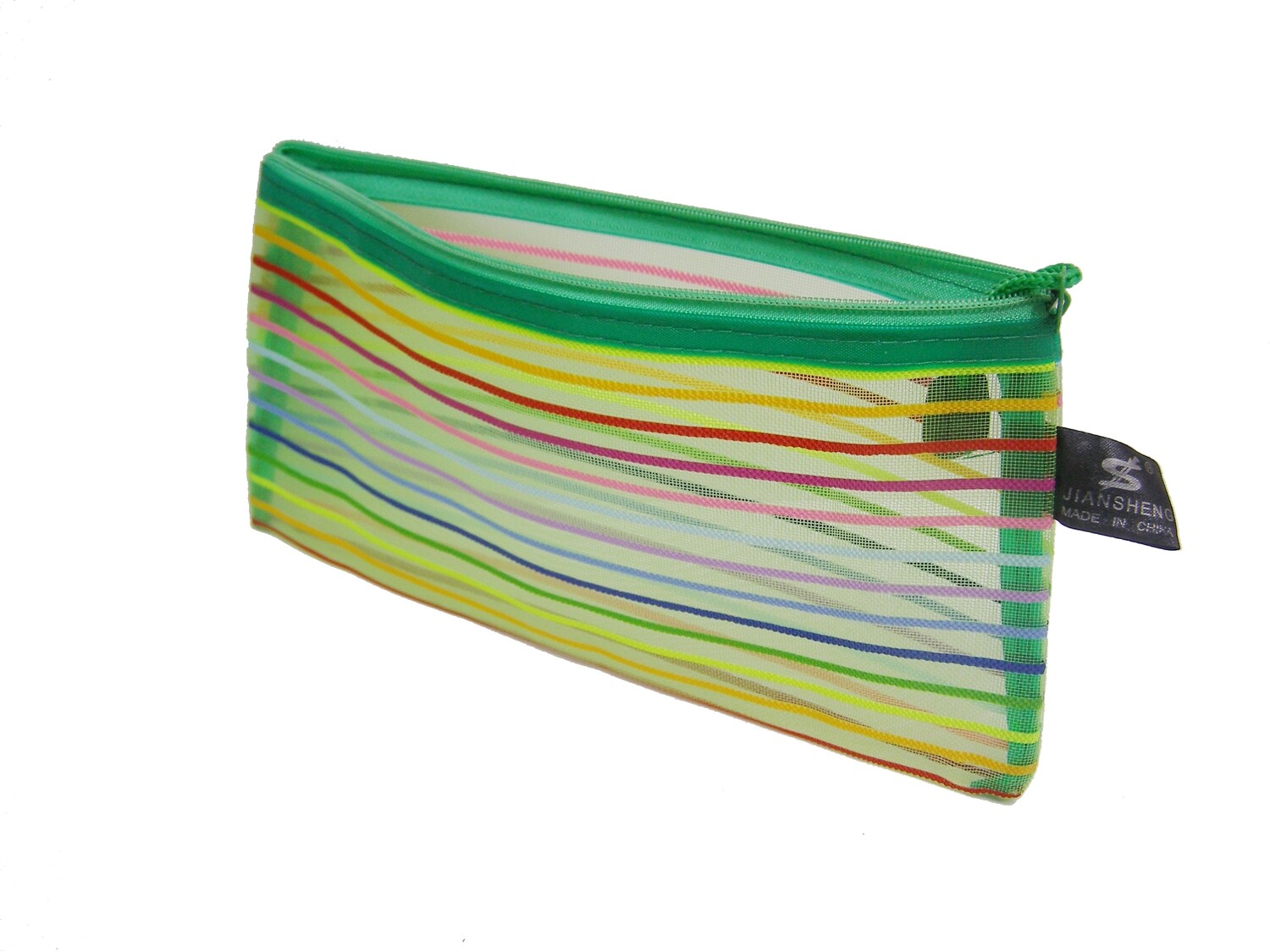 RSC B6 CLEAR/NET/PRINTED ZIP BAG D18-334