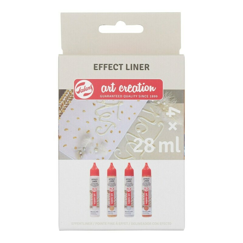 ROYAL TALENS 4X28ML EFFECT LINER ASSTD COLOUR