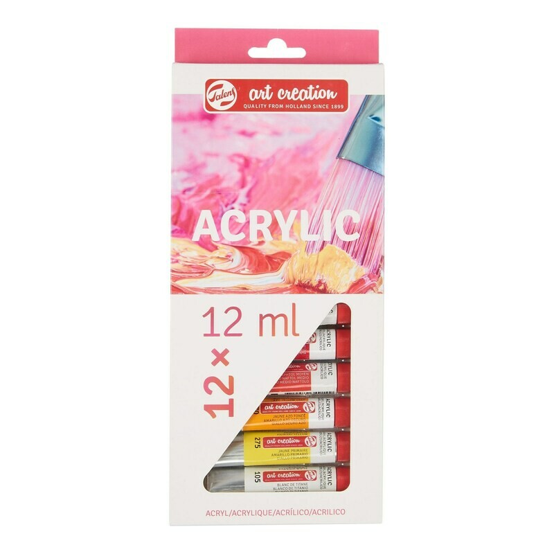 ROYAL TALENS 12X12ML ACRYLIC COLOR SET 9021712M