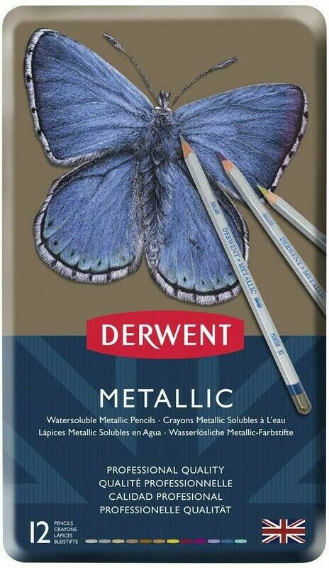 DERWENT 1X12 METALLIC PENCIL 0700456