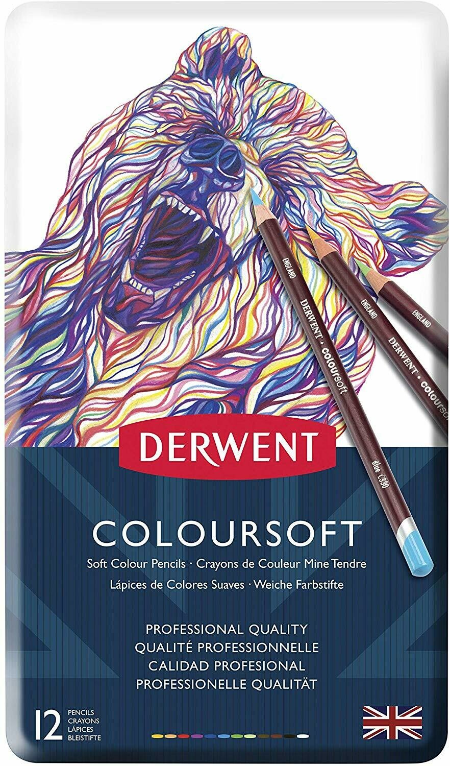 DERWENT 1X12 COLOURSOFT PENCIL 0701026