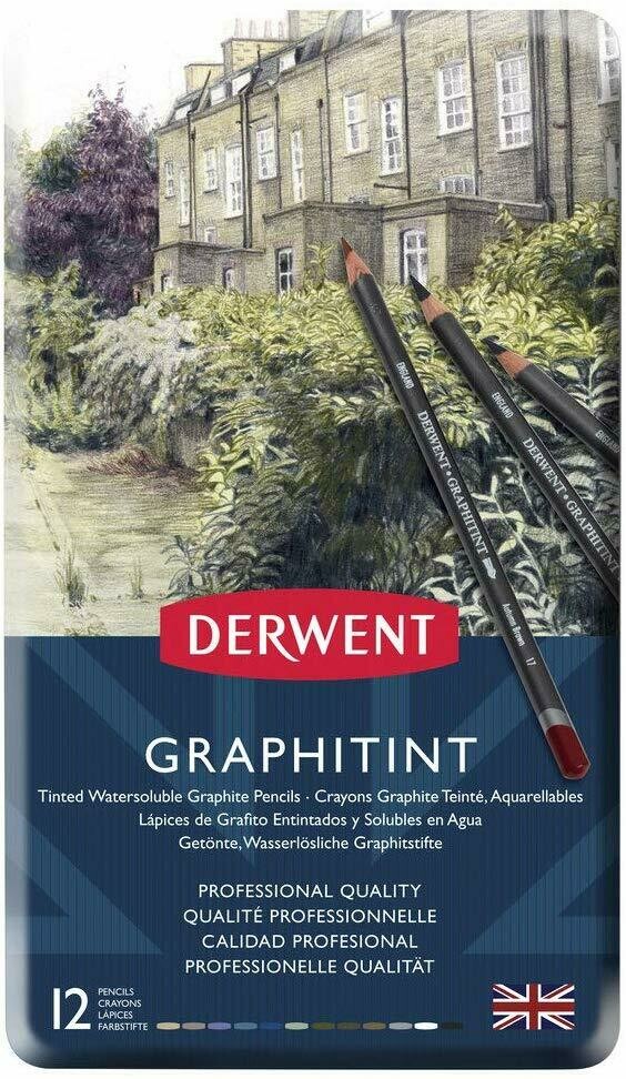DERWENT 1X12 GRAPHITINT PENCIL 0700802