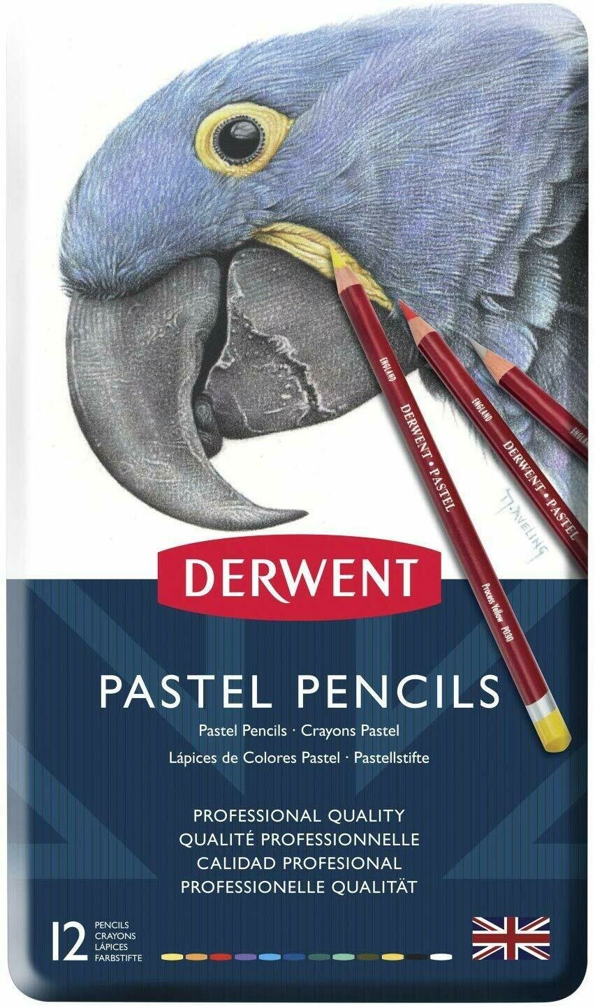 DERWENT 1X12 PASTEL COLOR PENCILS 32991