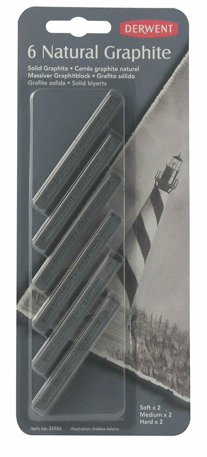 DERWENT 1X6 NATURAL GRAPHITE 35985