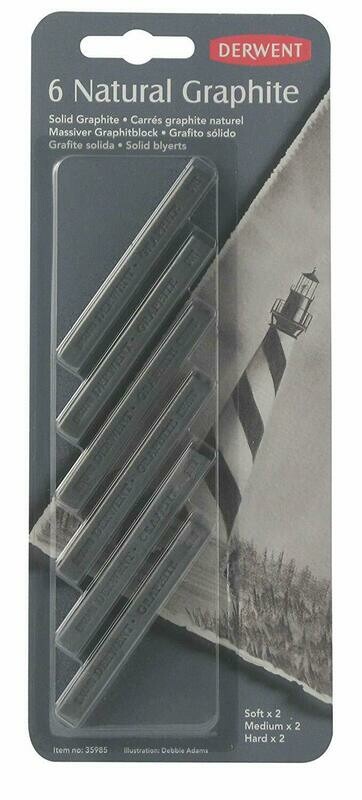 DERWENT 1X6 NATURAL GRAPHITE 35985