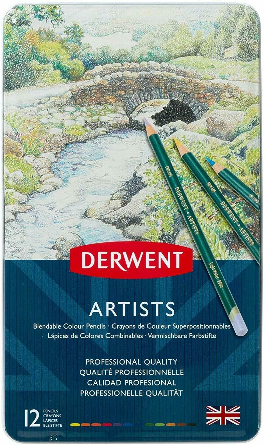DERWENT 1X12 ARTISTS COLOR PENCILS 32092
