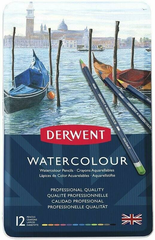 DERWENT 1X12 WATERCOLOUR PENCIL 32881