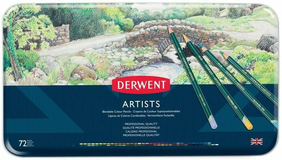 DERWENT 1X72 ARTISTS COLOR PENCILS 32097