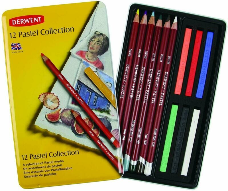 DERWENT 1X12 PASTEL COLLECTION PENCIL 0700300