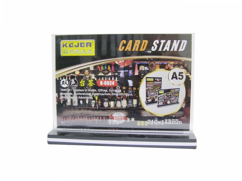 RSC KEJEA A5 ACRYLIC CARD STAND K-6024 D19-324