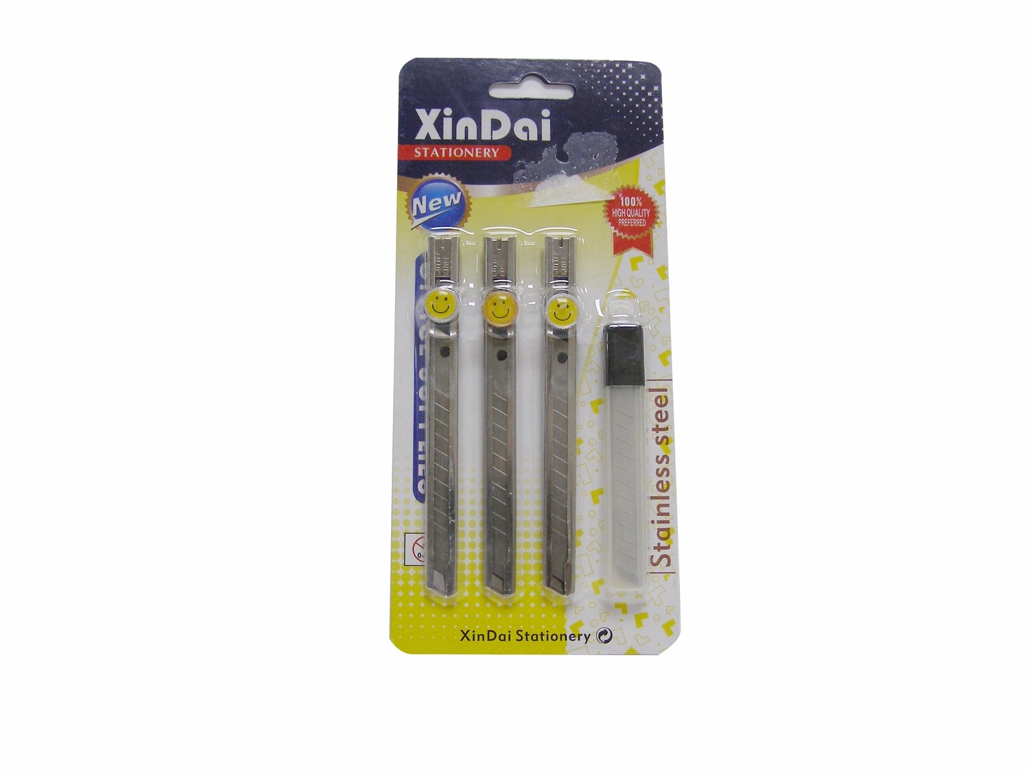 RSC/XINDAI 3PCS SS PAPER CUTTER W/BLADES D17-245