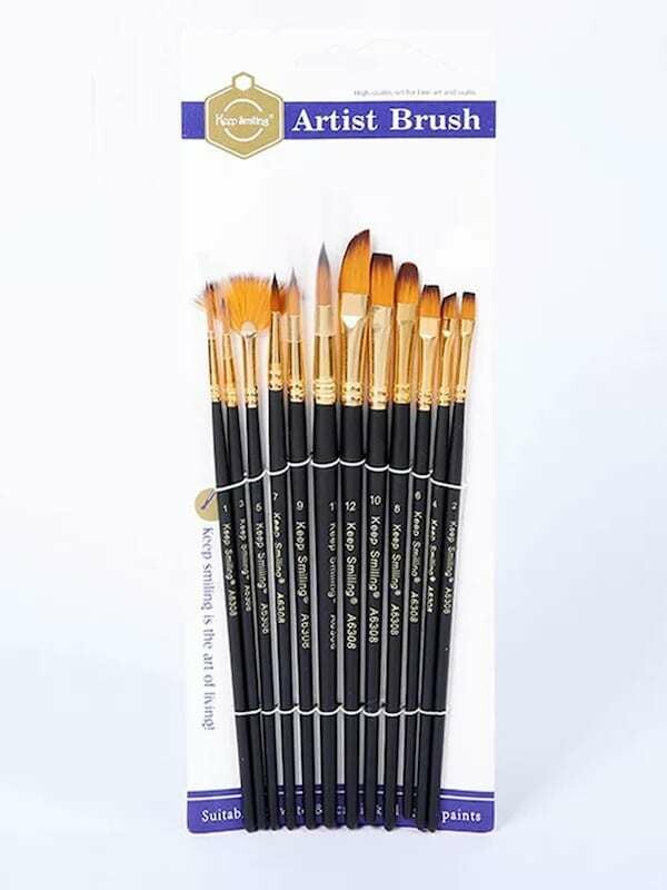 RSC KEEPSMILE 12PCS PAINT BRUSH A6308 D19-69