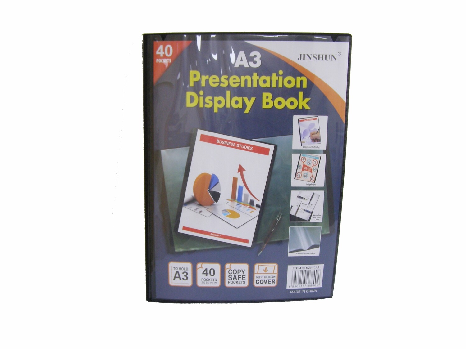 RSC/JINSHUN A3 40 POCKET DISPLAY BOOK ZF40 D17-281