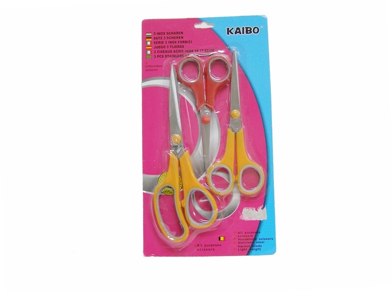 RSC/KAIBO SS 3PCS SCISSOR SET D17-238
