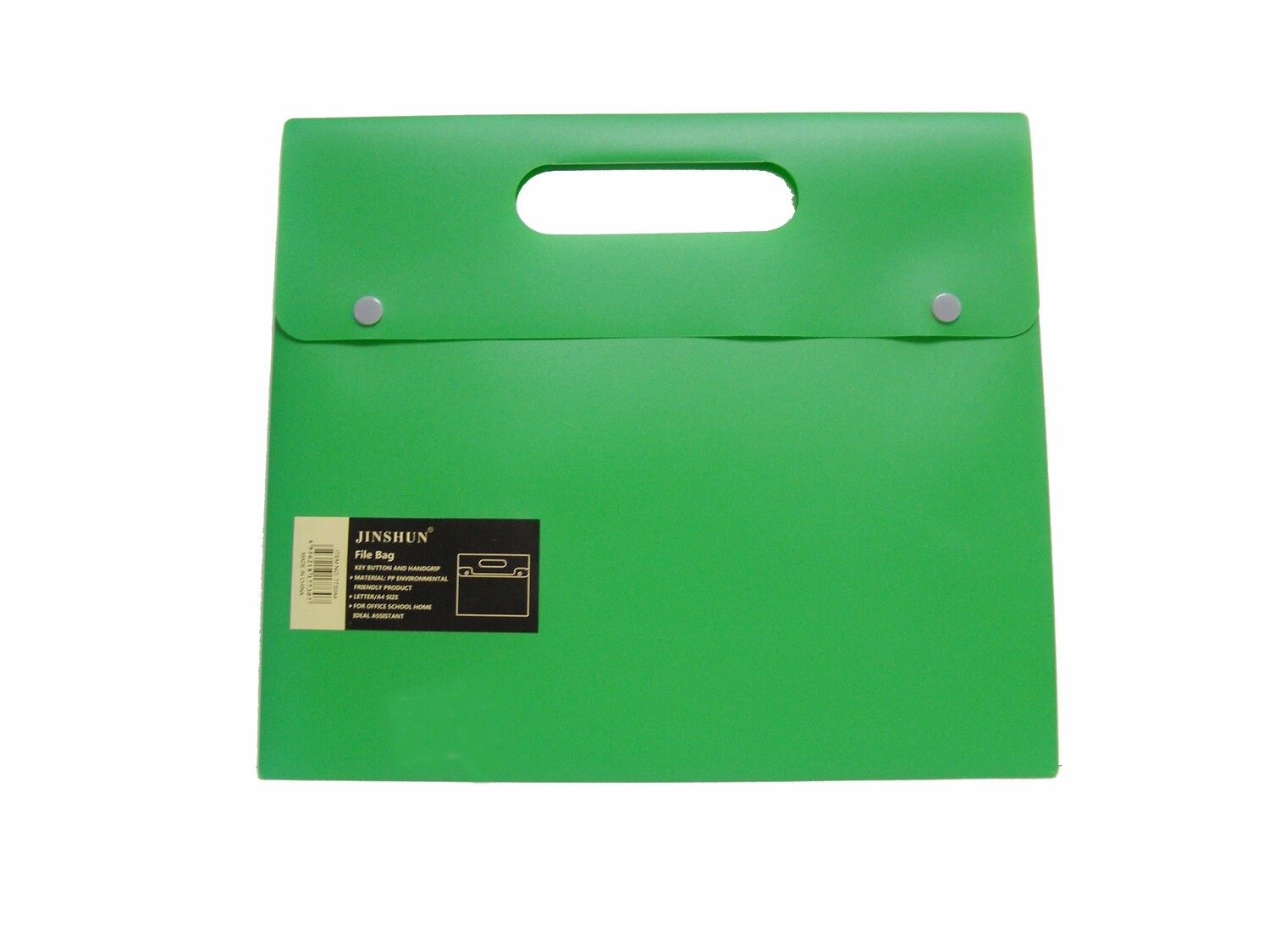 RSC/JINSHUN F/S DOCUMENT FILE BAG W/BUTTON D17-272