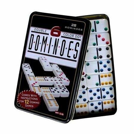 RSC DOUBLE 9 COLOR DOT 55PC DOMINOES P18-534