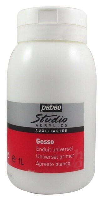 PEBEO 1LI STUDIO ACRYLIC WHITE GESSO 524121-524120