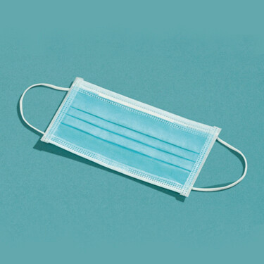 RSC 50PCS DISPOSABLE FACE MASK BLUE/BLACK C20-001