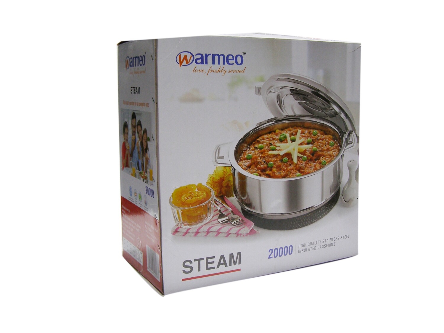 AVCON SS CASSEROLE W/LID 20000ML (HOT POT)