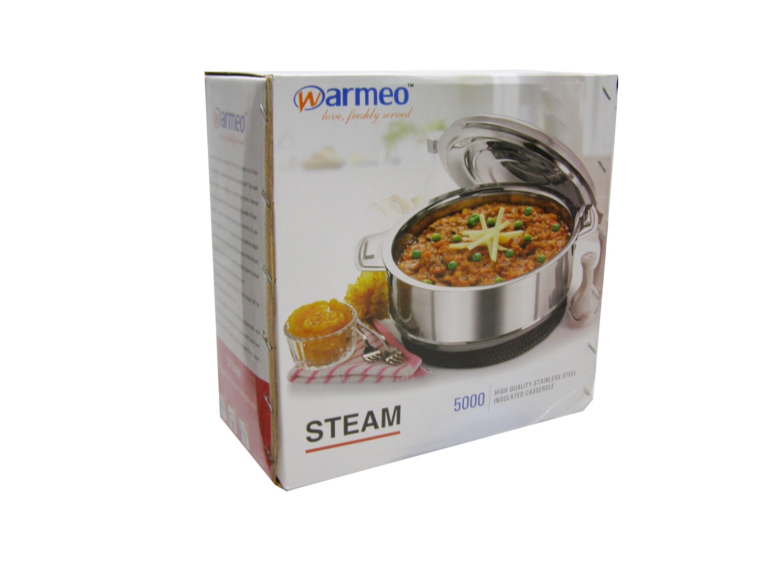 AVCON/NATIONAL SS CASSEROLE W/LID 5000ML (HOT POT)