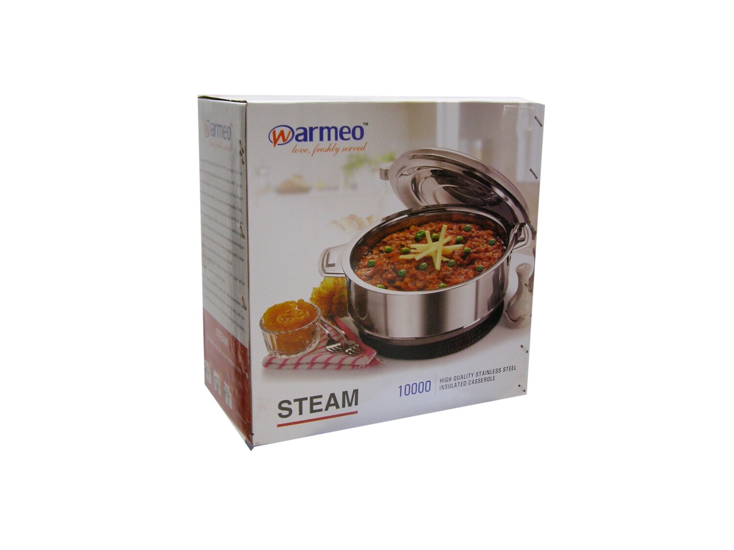 AVCON SS CASSEROLE W/LID 15000ML (HOT POT)
