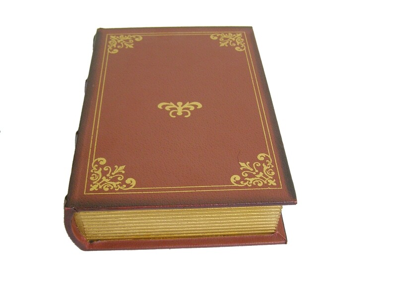 RSC WOODEN BOOK TYPE LARGE STORAGE BOX C18-134(L)