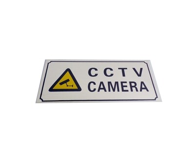RSC 9X20CM CCTV CAMERA SIGN BOARD C19-208