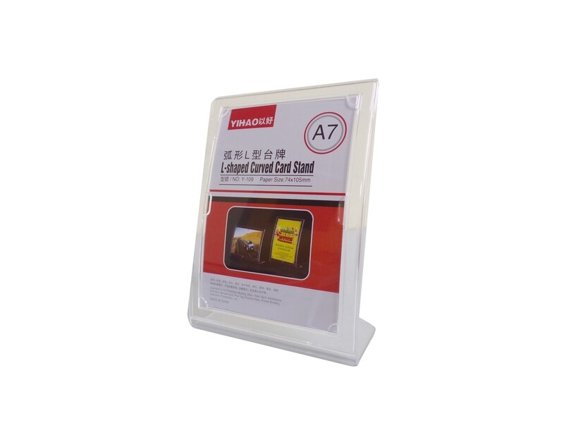 RSC YIHAO A7 L-SHAPE CARD STAND Y-109 D18-303