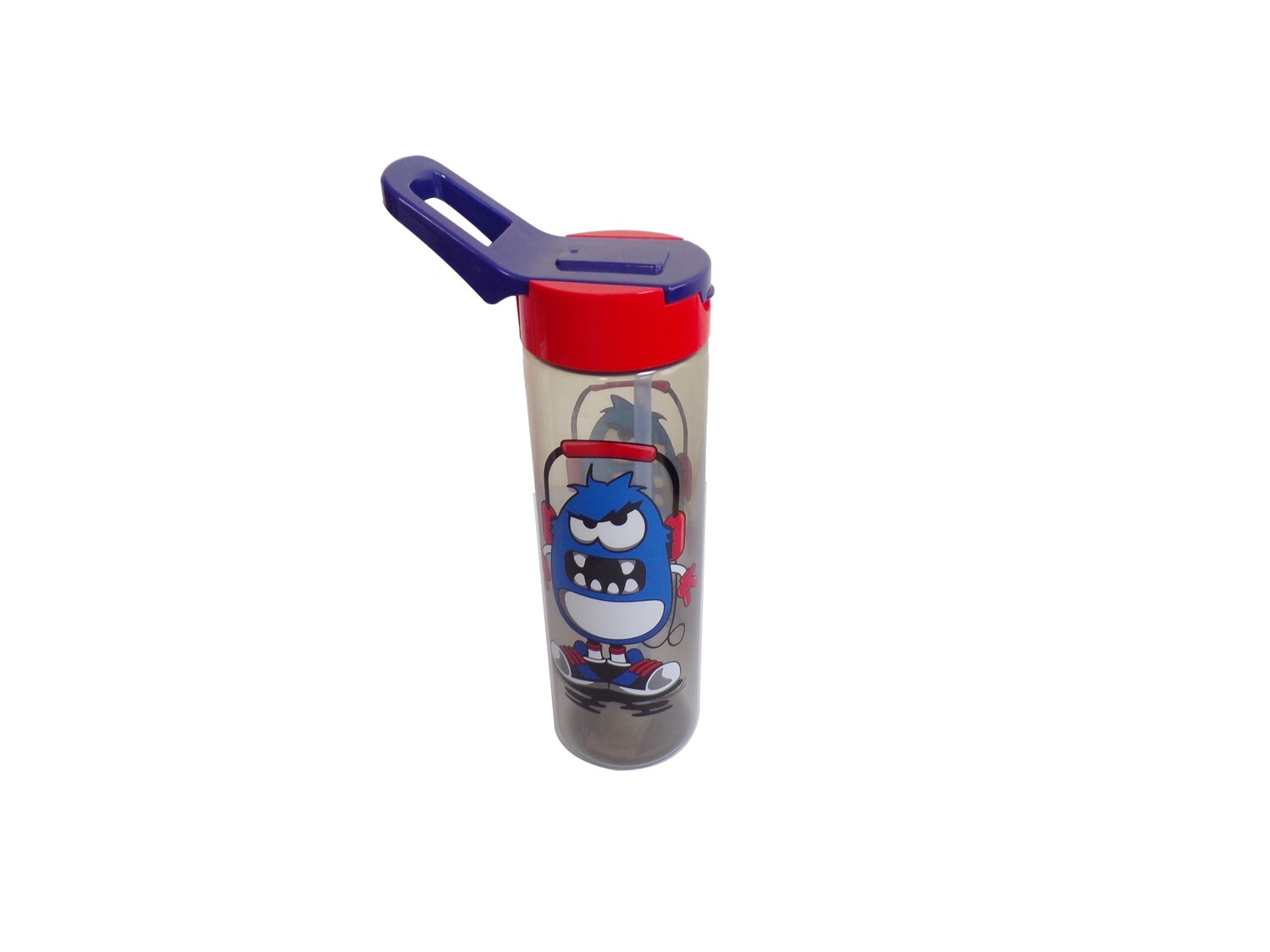 HEREVIN 0.73LIT SPORTS BOTTLE W/STRAW-MONSTER