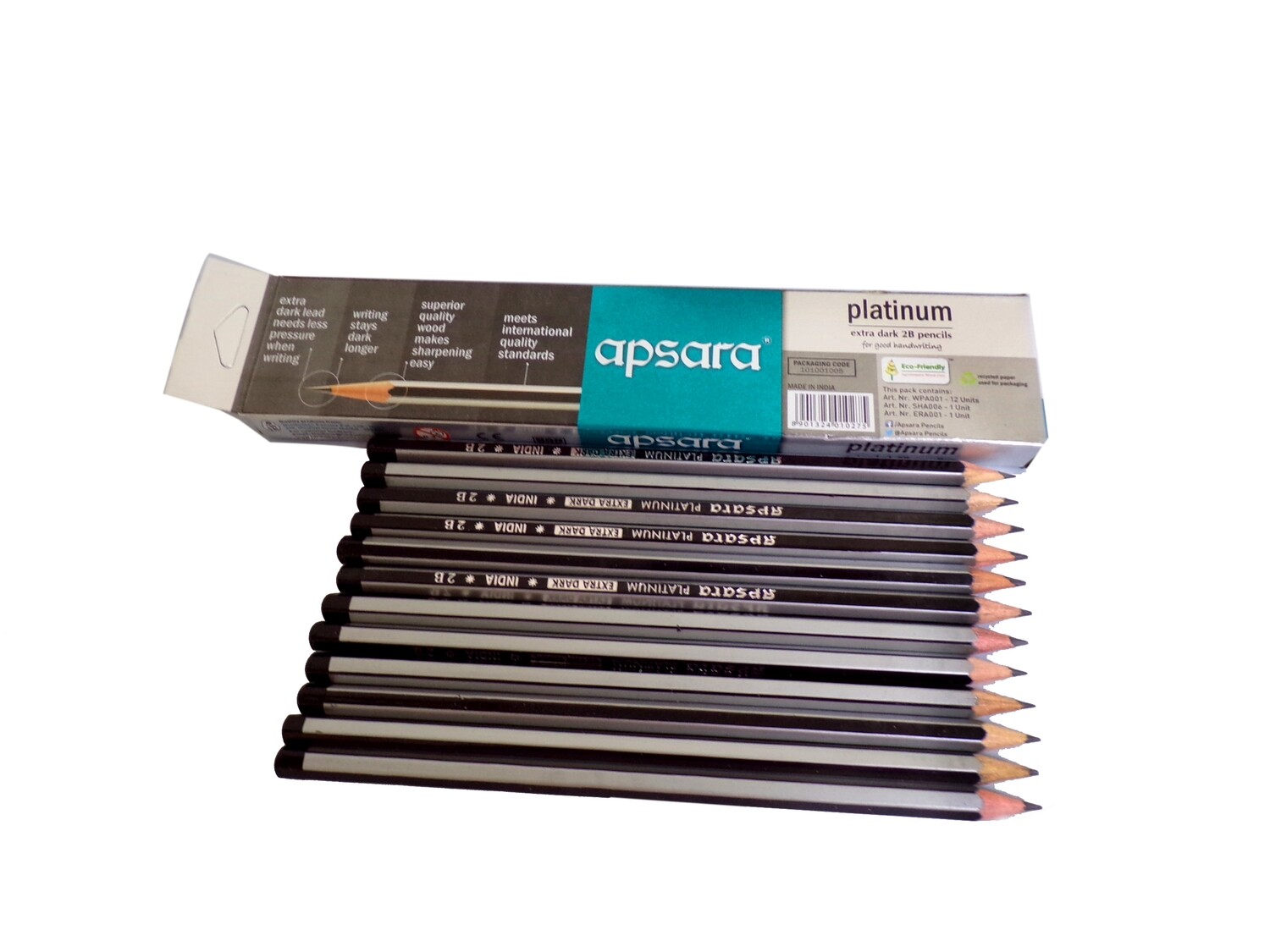 APSARA 12PCS 2B PLATINUM EXTRA DARK PENCIL