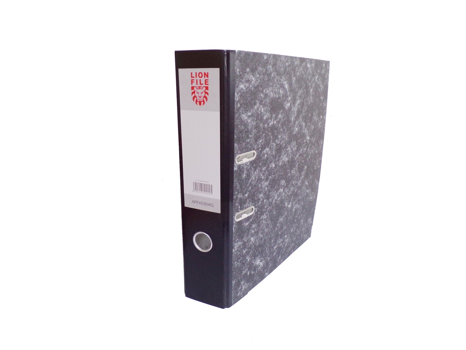 LION BROAD BOX FILE BLACK 75MM